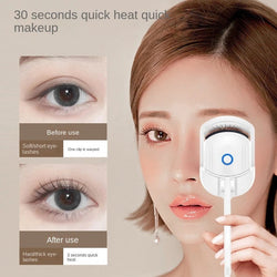 1 PC Portable Thermal Eyelashes Curler Electric Heating Perm Eyelash Curlers USB Fast Charging Long Lasting Curling Makeup Tool
